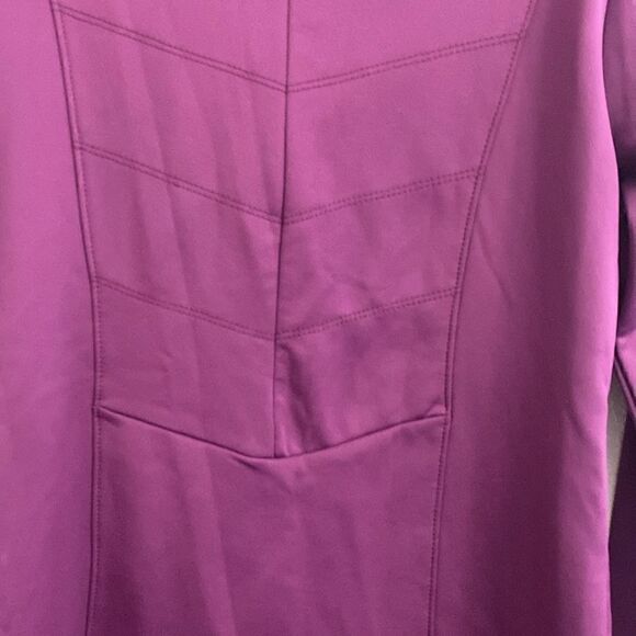 BCG Jacket Womens Athletic Gray Front Zipper Long Sleeve Pockets Fitted Sz L - Picture 4 of 4